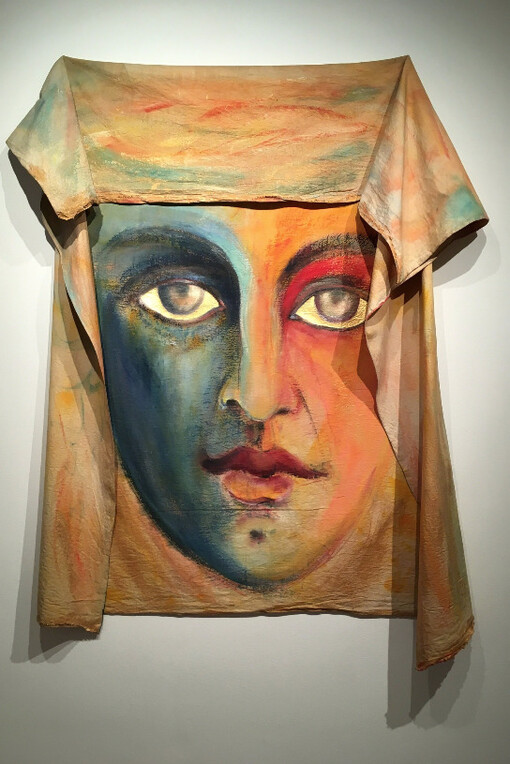 Chanting on the Edge of the Volcano. Courtesy of Carter Burden Gallery 