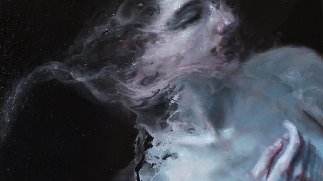 Henrik Uldalen, Gale, 2015, oil on panel, 50.8 x 50.8cm, courtesy the artist