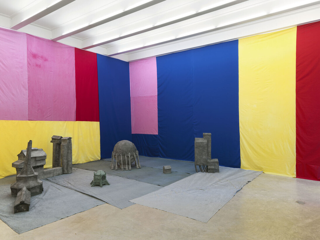 Marvin Gaye Chetwynd, Industrial Estate, 2014, Mixed media, Variable dimensions, photo credits by Alessandro Zambianchi, courtesy of Massimo De Carlo Milano/London
