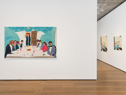 Genieve Figgis. Imaginary Friends, exhibition view. Courtesy of Almine Rech
