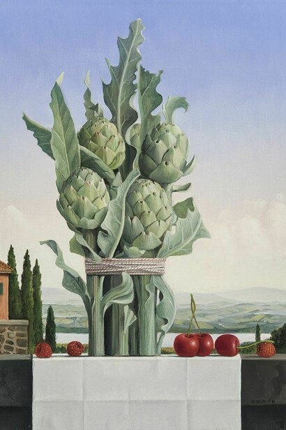 James Aponovich, Artichokes, 2013, Oil on canvas, 14 x 10 in.