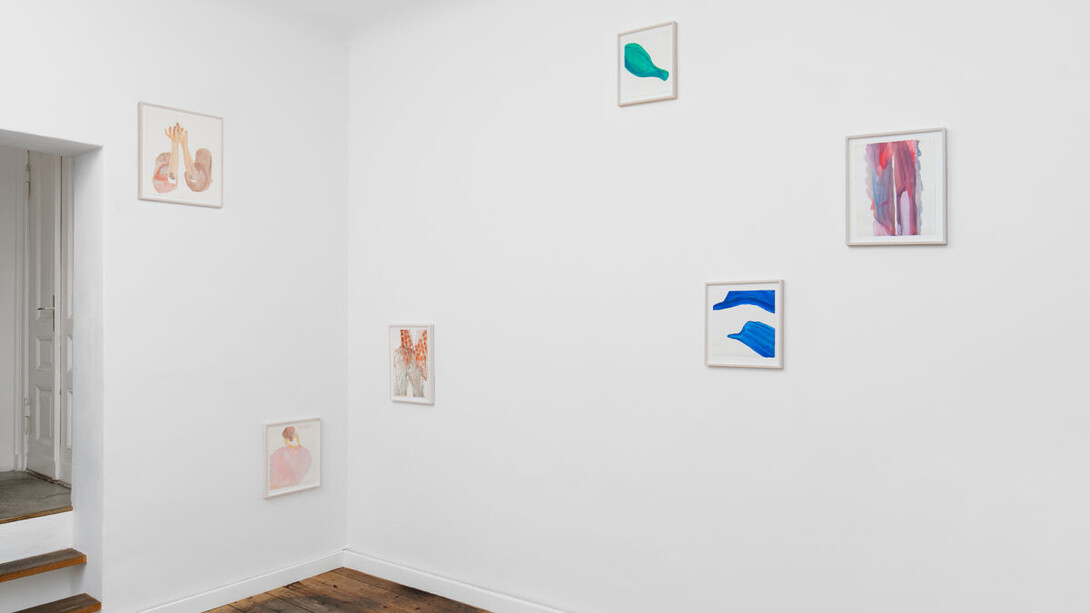 Margrét H. Blöndal, On the good ship lollipop, exhibition view. Courtesy of Galerie Thomas Fischer