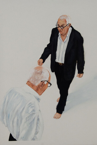 Leon Vermeulen, The black suit (detail). Courtesy of Knysna Fine Art