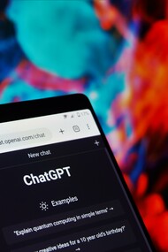 ChatGPT on a phone screen. ChatGPT provides insightful context along with accurate information