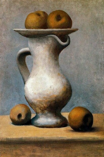 Pablo Picasso, Still Life with Pitcher and Apples (1919)