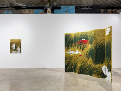 Calvin Marcus, Rabbit hole, exhibition view. Courtesy of House of Gaga 