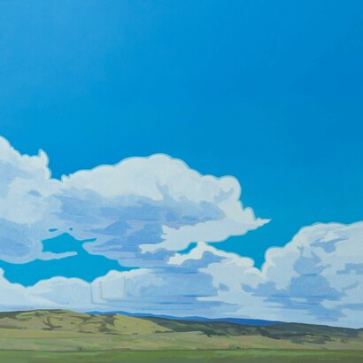 Michael Magrin, Kenosha skies, 2025. Courtesy of Abend Gallery
