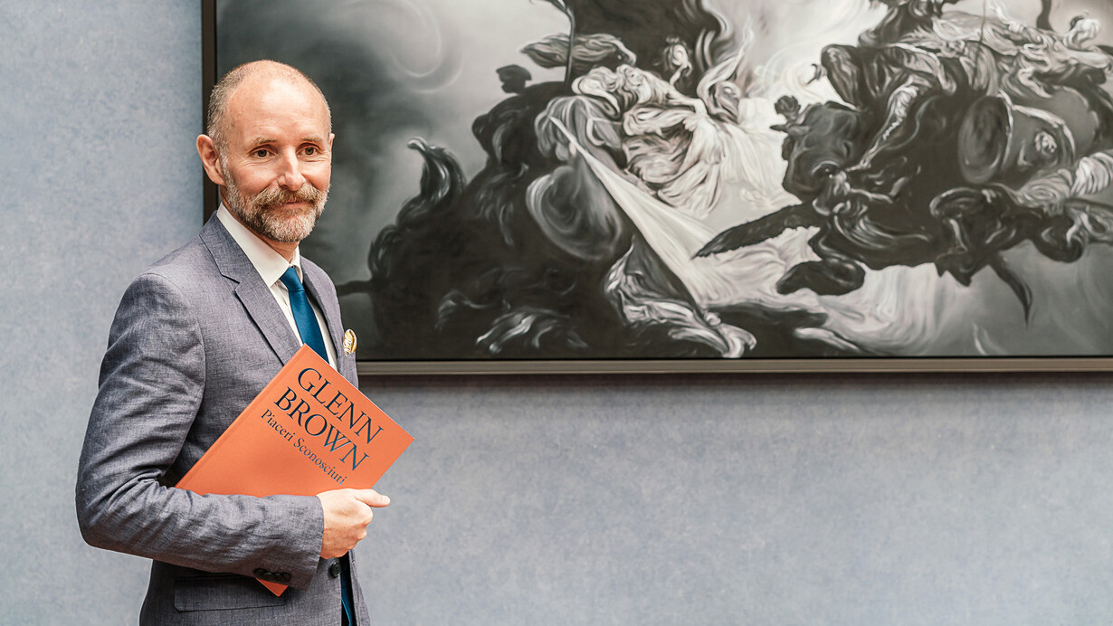 Portrait of Glenn Brown © Glenn Brown. Foto di Lorenzo Valloriani / MUS.E
