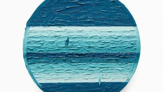 Russell Tyler, Satellite, 2013, oil on canvas, 12" diameter