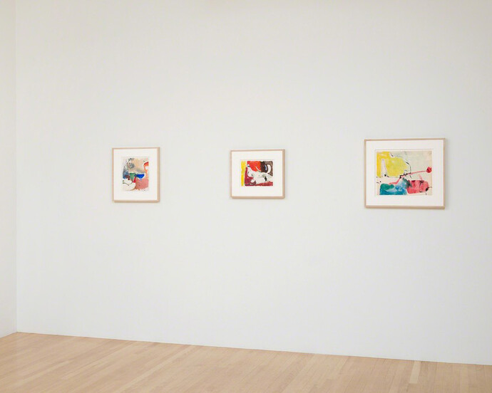 Richard Diebenkorn, Exhibition view. Courtesy of L.A. Louver