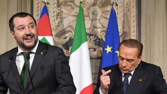 Matteo Salvini e Silvio Berlusconi