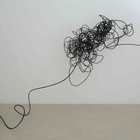 Almagno, Col guinzaglio tra le dita, 2015, wood