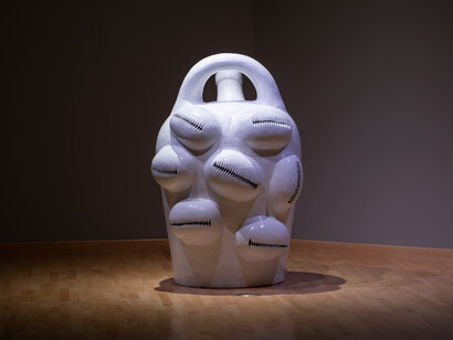 Simone Leigh, exhibition view. Courtesy of the California African American Museum