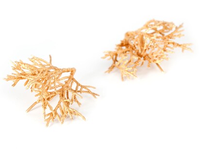 Joana Ribeiro, *Frutectum Golden*, prata 925 com acabamento dourado 