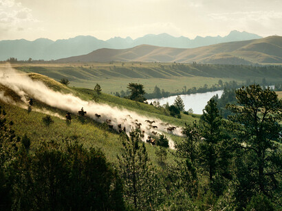Norm Clasen, Mission ridge, Perma, MT, 1988. Courtesy of M+B