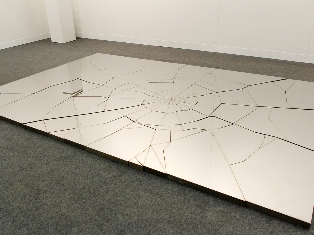 Zhao Zhao Fragments, 2013, Steel, 78 3/4 x 118 1/8 x 2 in (200 x 300 x 5 cm), Edition of 3