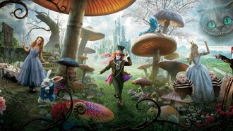 Alice in Wonderland di Lewis Carroll nella versione cinematografica di Tim Burton