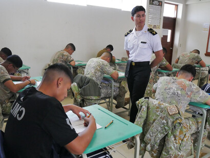 Examen en Colegio Militar "Leoncio Prado"