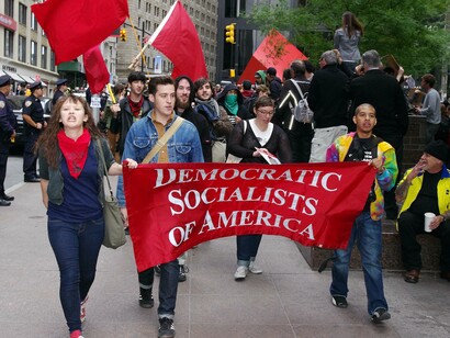 Democratic Socialists Occupy Wall Street on 2011