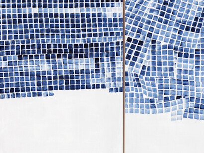 Marjorie Welish, Exhibition view. Courtesy of Art 3 gallery