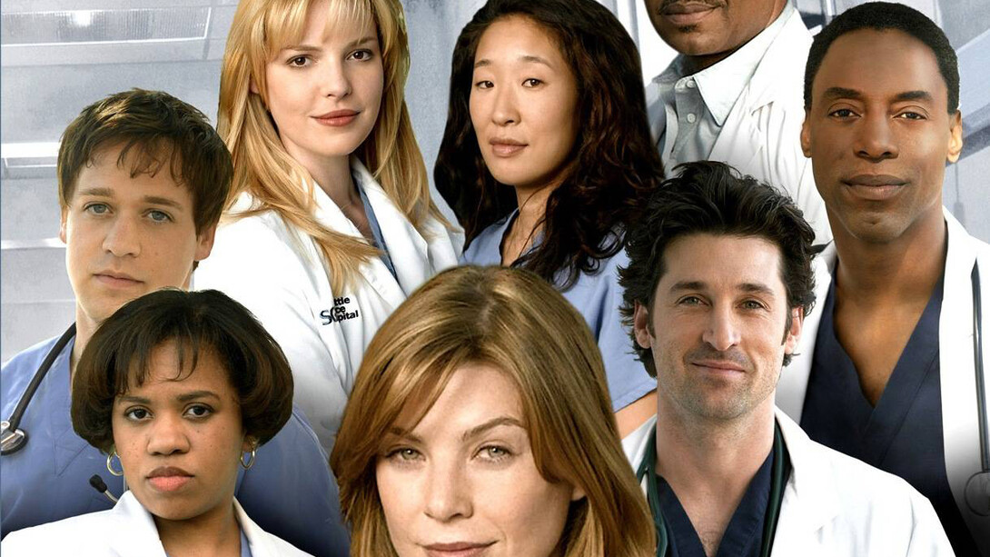 El reparto de Anatomía de Grey