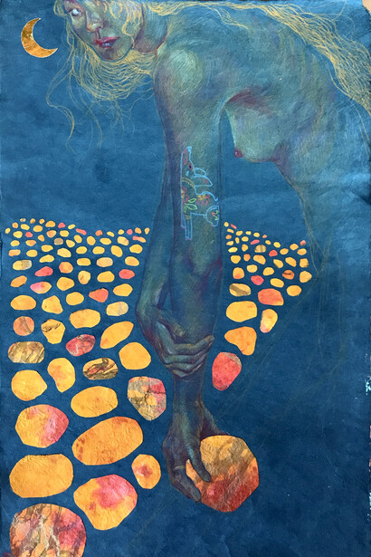 Yuqing Zhu, Stones at Night. Courtesy the artist and Elephant Room Gallery