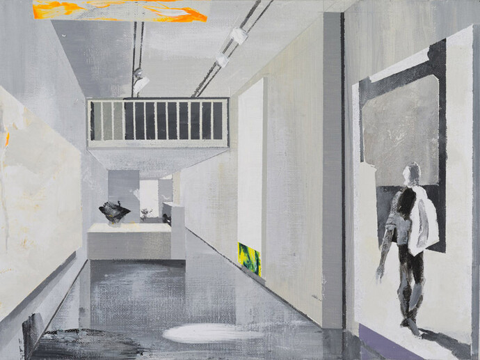 Alfonso Albacete, Joc 6. Pintura histórica, 2015, acrilico sobre lienzo, 24x33cm