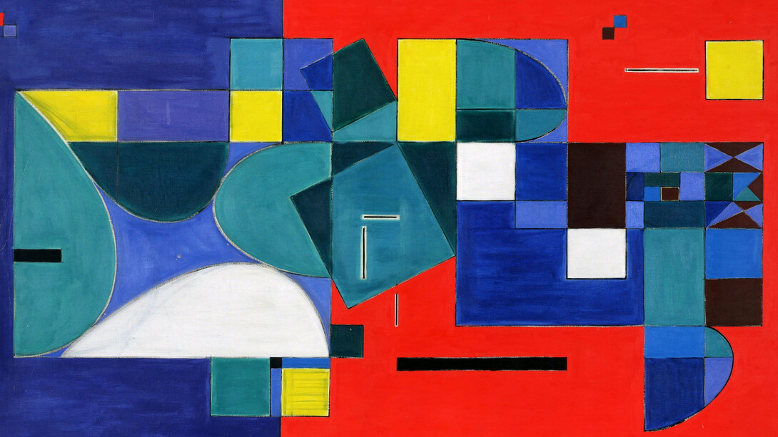 Atanasio Soldati, L’ultima opera del maestro “Incompiuta”, 1953, olio su tela, 73 x 116 cm, Courtesy Museo MA*GA