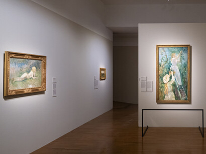 Berthe Morisot. Impressionist painter, exhibition view. Courtesy of Galleria d’Arte Moderna