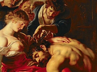 "Sansón y Dalila", de Rubens