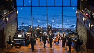 Rockeport, Opening Night Gala with A Far Cry and pianists Peter Serkin and David Deveau. Photographie Michael Lutch