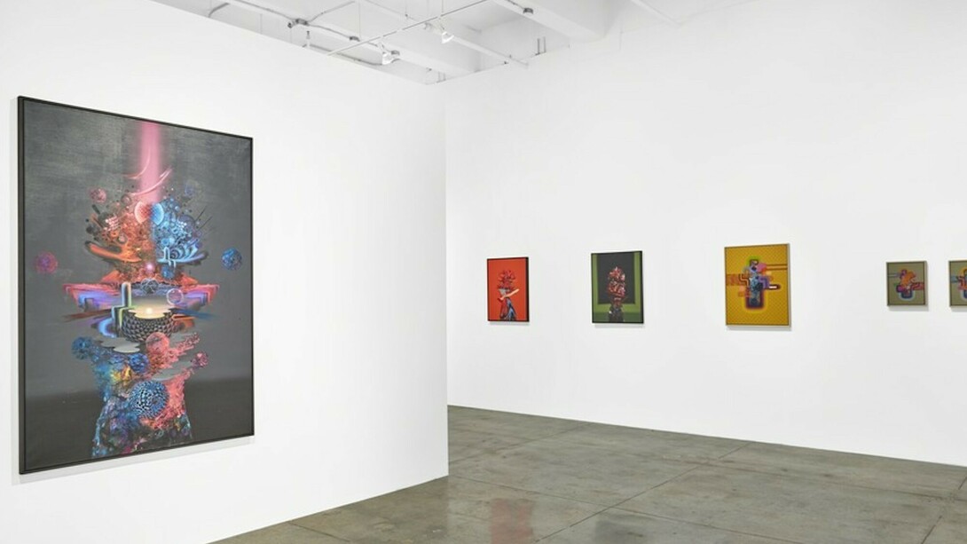 David Choong Lee. Gravity, Exhibition view. Courtesy of Jonathan LeVine Projects