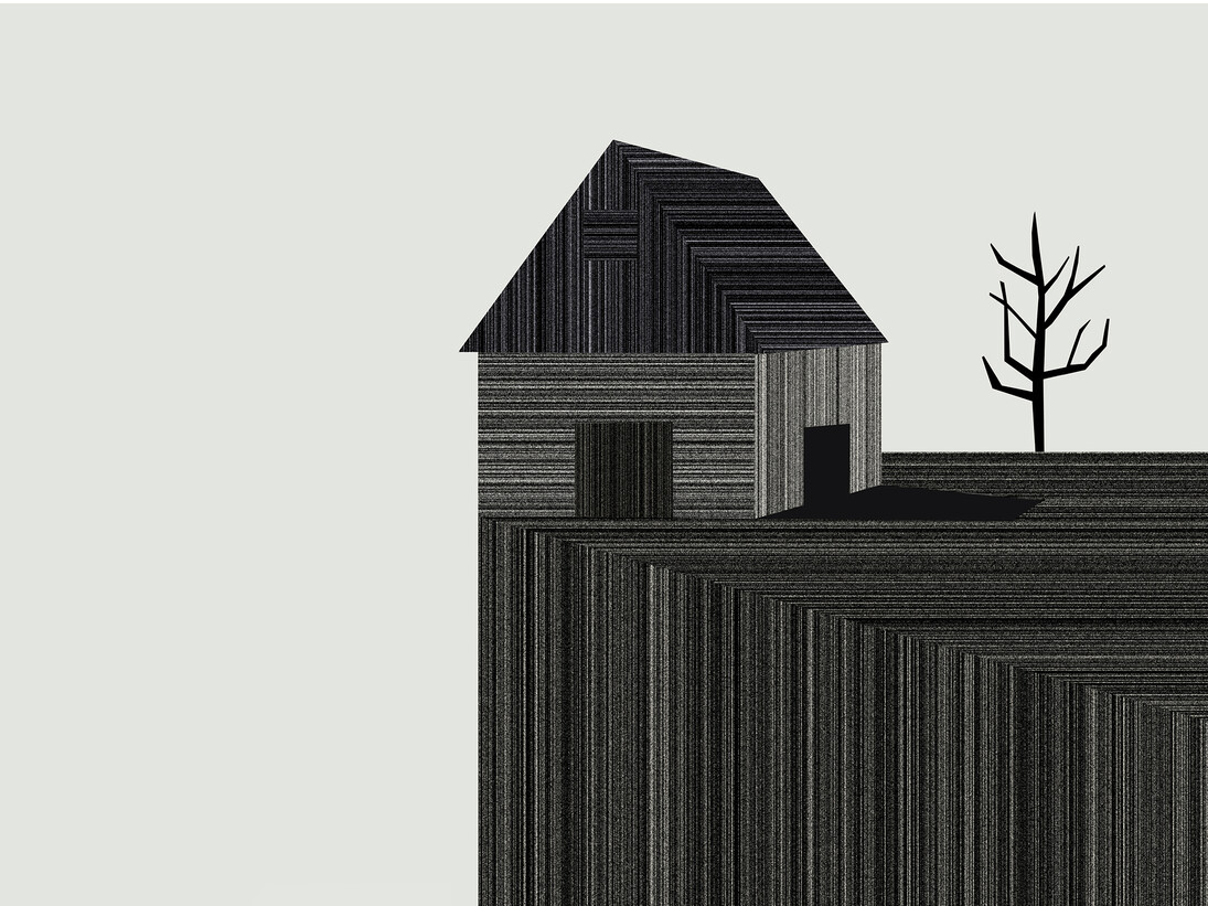 Rennie Pilgrem, Barn, Original Giclee Edition, 36 x 27 cm