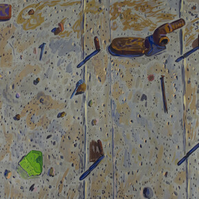 Josephine Halvorson, Desert 3, 2018, gouache on paper, 22 x 24 inches (55.9 x 61 cm). Courtesy of the artist and Peter Blum Gallery, New York