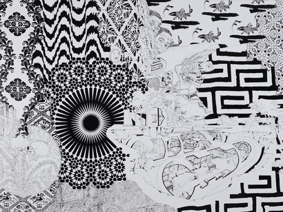 Maurizio Cannavacciuolo. Excelsior, 2018, oil on canvas, 200 x 300 cm. Courtesy the artist and Galleria PACK. Photo-credits: Maria Enquist