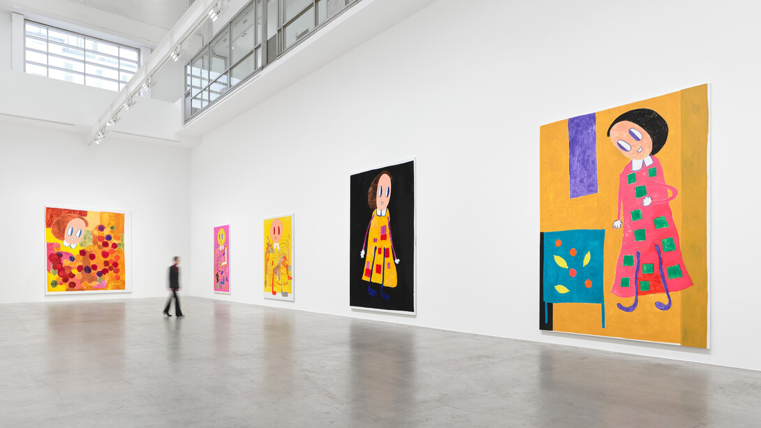 André Butzer, exhibition view. Courtesy of Galerie Max Hetzler