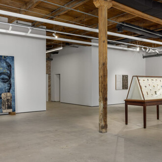 Various artists, Palimpsest, exhibition view. Courtesy of Mariane Ibrahim Gallery