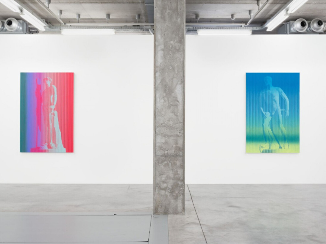 Richard Phillips, Exhibition view. Courtesy of Almine Rech Gallery