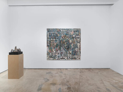 Salvatore La Rosa, Durational works, exhibition view. Courtesy of Fredric Snitzer Gallery 