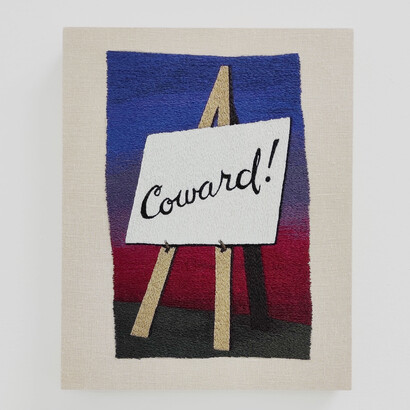 Peter Frederiksen, Painted myself into a corner. Courtesy of The Flat Gallery