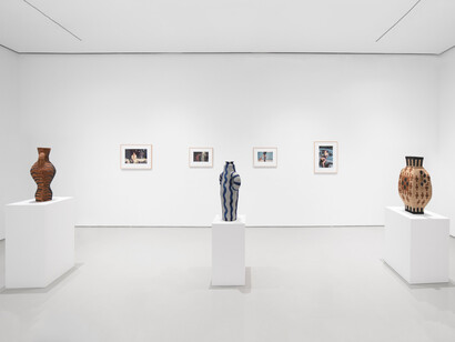 Peter Schlesinger, New sculptures and photographic memories, exhibition view. Courtesy of Sperone Westwater