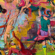 Paul Sattler, After wtewael's "Battle of the Gods" (1608) (detail). Courtesy of Momentum Gallery