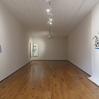 Ruby Onyinyechi Amanze, Swimming pool magazine dance, exhibition view. Courtesy of Mariane Ibrahim Gallery