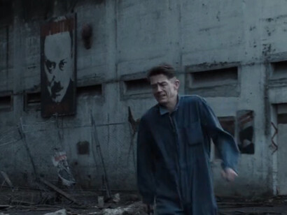 The architecture of oppression: stark concrete and omnipresent propaganda evoke the bleak psychology of fascism