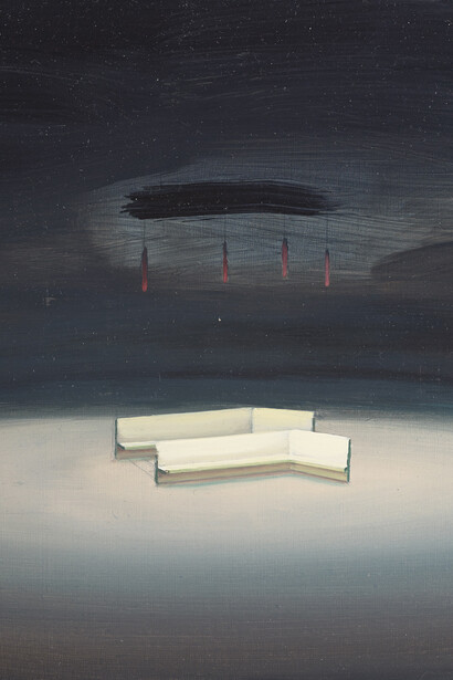 Joe Scullion, Below, 2015, Oil on board, 21 x 18 cm, Image courtesy of the artist