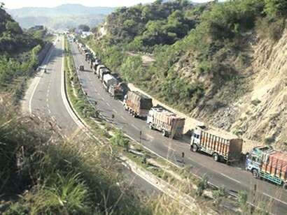 The Jammu-Srinagar highway