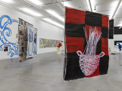 Various artists, Drawing to create worlds, exhibition view. Courtesy of Museo de Arte Moderno de Buenos Aires