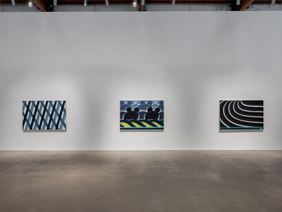 Roger Brown, Weathervane, exhibition view. Courtesy of Gray Gallery