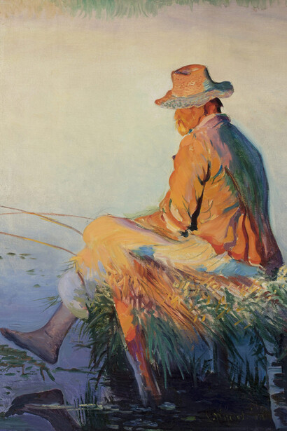 Leon Wyczółkowski, Pêcheur, 1911. Avec l’aimable autorisation de la Fondation de l’Hermitage