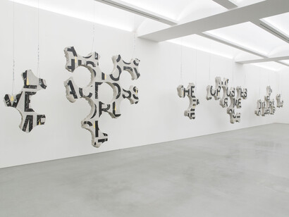 Iván Argote, Exhibition view. Courtesy of Galerie Perrotin 